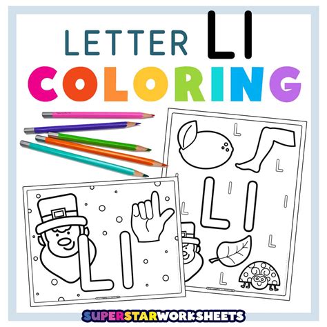 L Coloring Shee