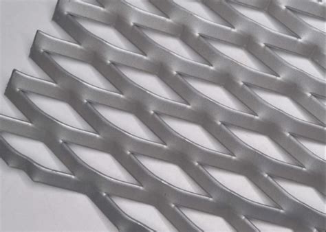 L Shaped Frame Aluminum Expanded Mesh Sheet For Decoration And Construction