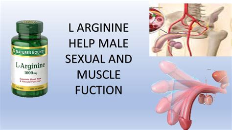 L arginine before sex.  Conclusion: Mild to moderate erectile dysfunction ca...