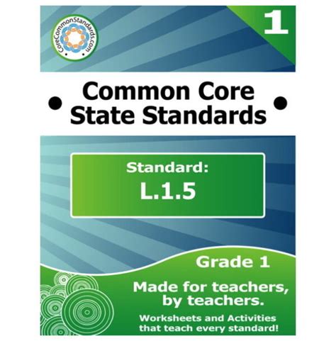 L.1.5 Common Core Worksheet Have Fun Teaching