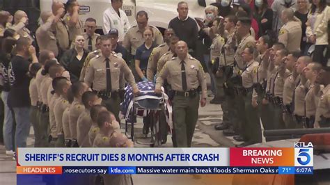 L.A. County deputy recruit dies months after being struck by driver in South Whittier