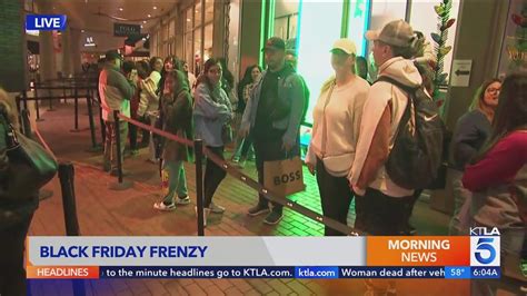L.A. shoppers heading out early to snag Black Friday deals
