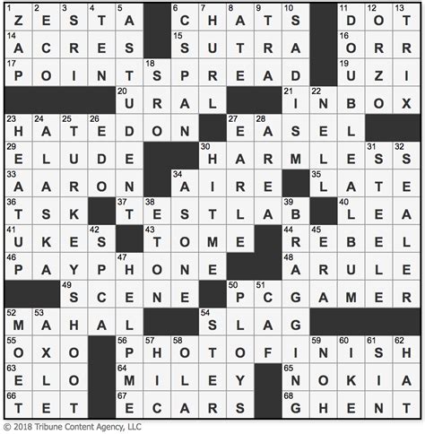 Crosswords. Solitaire. Sudoku. Mahjong. Arcade. Match 3. Logic Puzzles. One of the most entertaining puzzles around, the Los Angeles Times Daily Crossword Puzzle offers a broad range of vocabulary and cultural clues, along with a sprinkling of humor and wordplay. In classic puzzle style, this crossword gets more difficult each day.. 