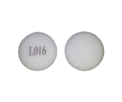 "lo16 White and Round" Pill Images