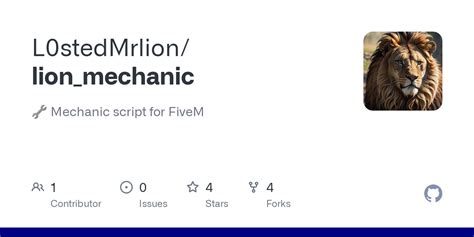 L0stedMrlion/lion_mechanic: Mechanic script for FiveM GitHub.