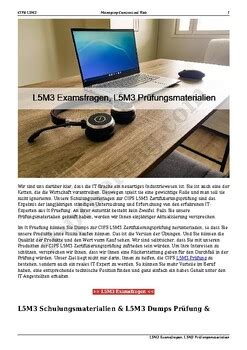 L3M3 Prüfungsmaterialien