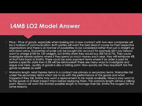 L4M8 Antworten