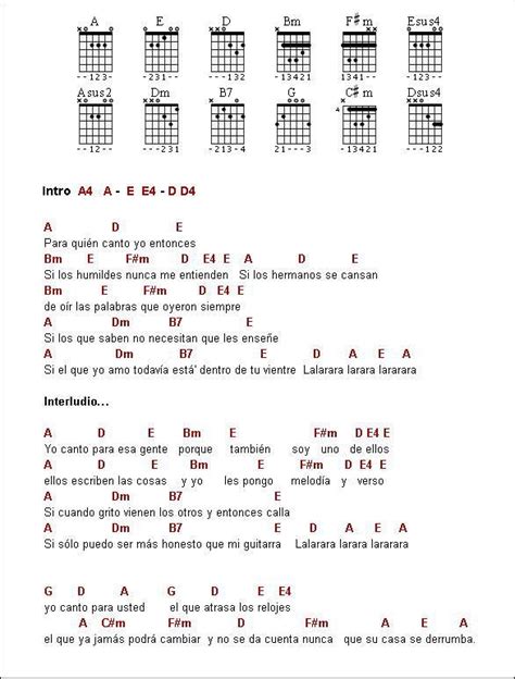 LA ARAÑA: Acordes y Letra para Guitarra, Ukulele, Bajo y Piano …