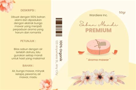 Label Sabun Templat | PosterMyWall - muktibox.com