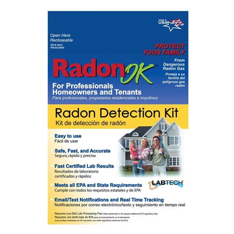 LABTECH Radon Detection Test Kit LT5110 The Home Depot