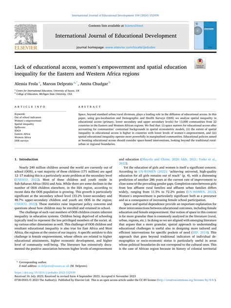 Lack of educational access, women's empowerment and spatial education ... - wintechmobiles.com