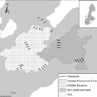 Lambusango Forest Reserve, showing locations of … - raincitystudios.com