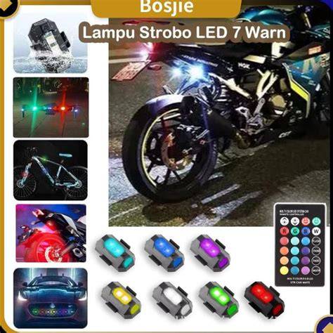 lampu kolong strobo lampu pesawat RGB LED 7 warna - raincitystudios.com