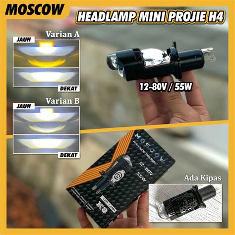 Lampu led mini proje utama h4 mobil - Speakers & Subwoofers - raincitystudios.com