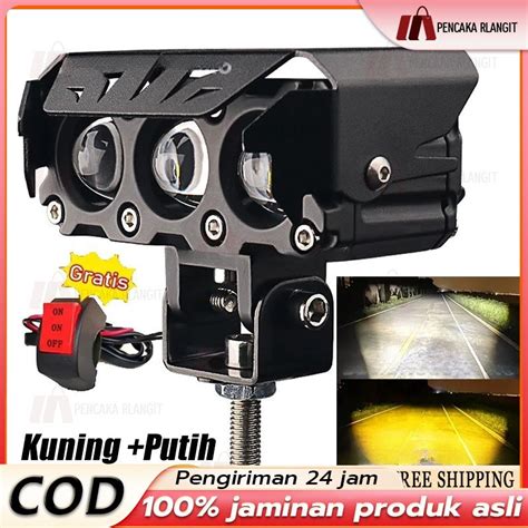 Lampu Tembak Led Foglamp 150W 10000LM IP68 DC 9V-85V CR7 SQL 3 Mata ... - raincitystudios.com