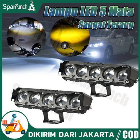 Lampu Tembak Sorot LED Motor Mobil Anti Air - raincitystudios.com