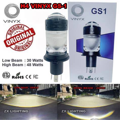 Lampu Utama LED VINYX GS1 H4 Projie H4 Mini Projector Lens Lensa Mobil ... - raincitystudios.com