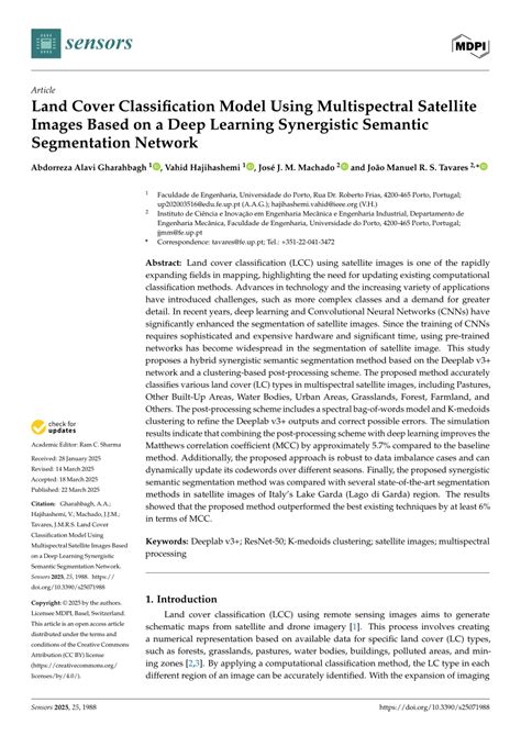 Land Cover Classification Model Using Multispectral … - wintechmobiles.com