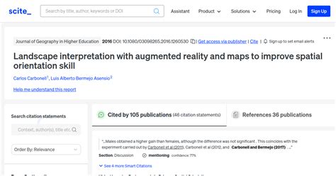 Landscape interpretation with augmented reality and maps to improve ... - wintechmobiles.com