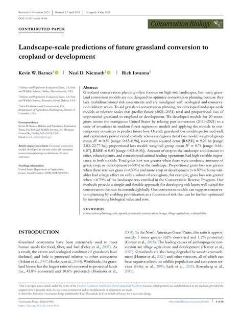 Landscape-scale predictions of future grassland conversion to … - raincitystudios.com