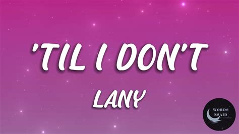 LANY - I Don