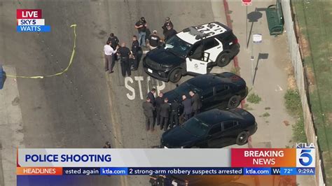 LAPD confirms police opened fire in Watts