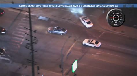 LAPD pursues vehicle in L.A. County