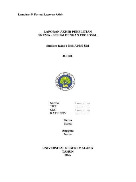 LAPORAN AKHIR PENELITIAN DANA MANDIRI - Institut Teknologi … - raincitystudios.com