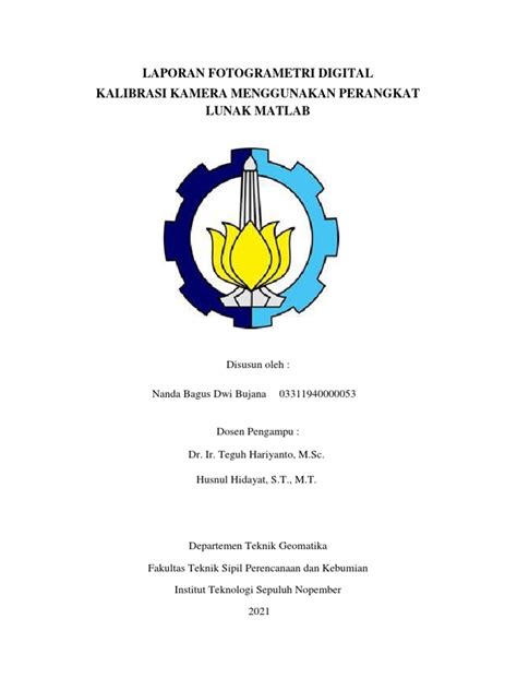 Laporan Kalibrasi Kamera dengan Metode Laboratorium - wintechmobiles.com