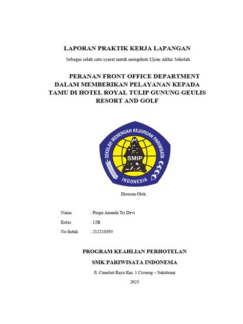 LAPORAN PRAKTIK KERJA LAPANGAN II APLIKASI DAN PERAWATAN SISTEM IRIGASI ... - raincitystudios.com