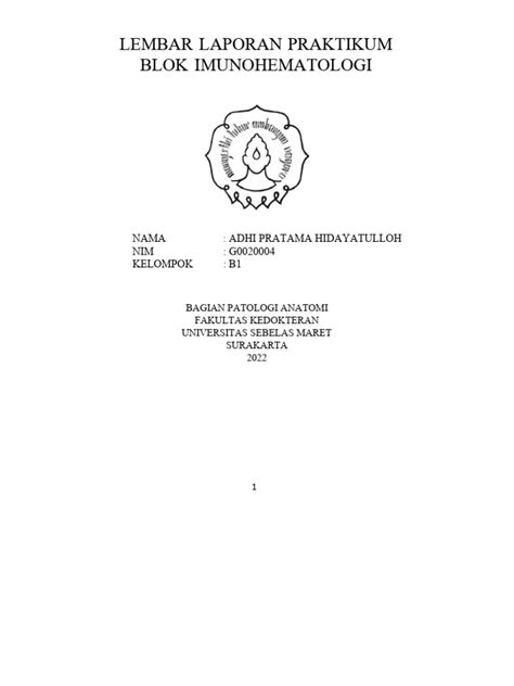 Laporan Praktikum Imunohematologi | PDF - wintechmobiles.com