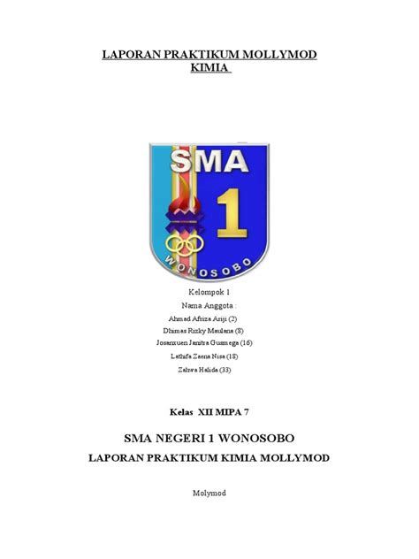 Laporan Praktikum Molymod Kimia | PDF | Sains - wintechmobiles.com