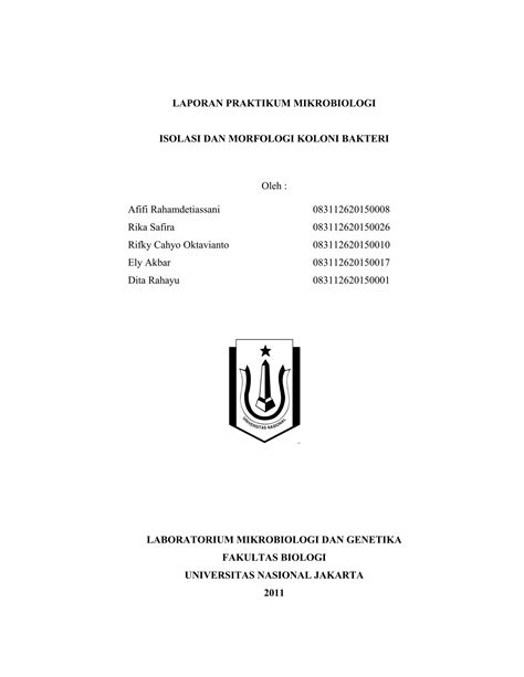 Laporan Praktikum Morfologi Bakteri | PDF | Griya - wintechmobiles.com