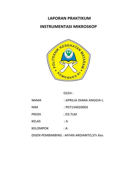 LAPORAN PRAKTIKUM PENGENALAN DAN PENGAMATAN MIKROBA DENGAN MIKROSKOP ... - wintechmobiles.com