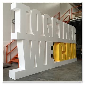 Large Foam Letters for Stage Backdrops - Universal … - muktibox.com