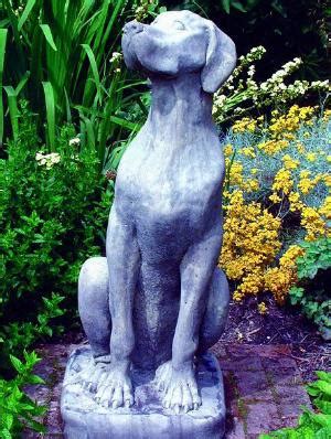 Large Stone Garden Dog Statues - Etsy UK - muktibox.com