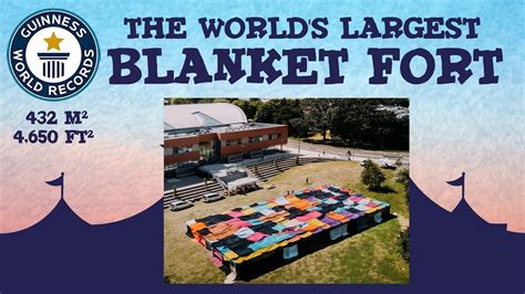 Largest blanket fort - Guinness World Records - wintechmobiles.com