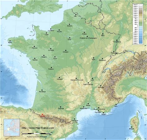 LARUNS - Map of Laruns 64440 France