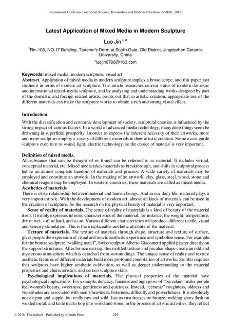 Latest Application of Mixed Media in Modern Sculpture - muktibox.com