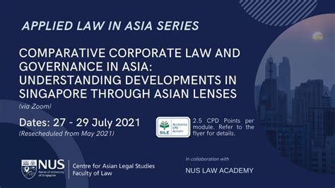 LAUNCH: APPLIED LAW IN ASIA SERIES (ALIAS)