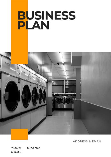 LAUNDROMAT BUSINESS PLAN Template with example and sample