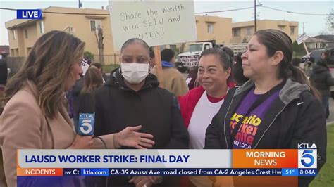 LAUSD employee strike hits three-day mark
