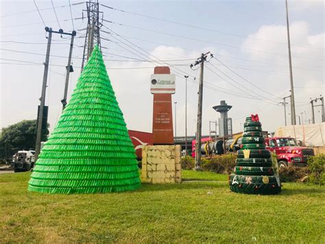 LAWMA, LASPARK build Christmas trees from recyclable items