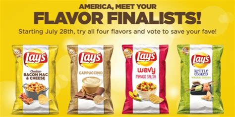 LAY’S “DO US A FLAVOR” CONTEST FINALISTS ANNOUNCED