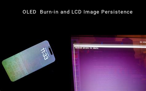 LCD Image Persistence