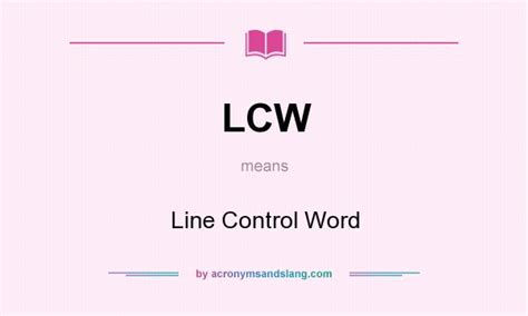 LCW Meanings What Does LCW Stand For? / Page 2 - All Acronyms