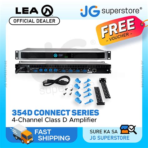 LEA Professional 354D Connect Series 4-Channel 350W …