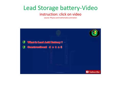 Lead storage battery (video) | Khan Academy - wintechmobiles.com