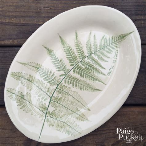 Leaf Imprinted Ceramics - Etsy - muktibox.com