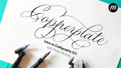 Learn Copperplate Calligraphy Online | Calligrafile - muktibox.com